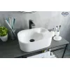 Санфаянс: Накладная белая раковина для ванной Gid N9266 1 в магазине Акватория