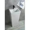 Санфаянс: Напольная белая раковина для ванной Gid Nb147 1 в магазине Акватория