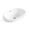 Санфаянс: Встраиваемая сверху белая раковина для ванной Gid S1004 1 в магазине Акватория