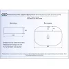 Накладная раковина для ванной Gid Bs1346, изображение 4