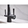 Смеситель для кухни с подключением к фильтру с питьевой водой Lemark Comfort LM3075BL, Выбрать цвет: Черный, изображение 6