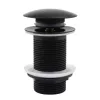 Санфаянс: Донный клапан для раковины CeramaLux BB006 металл. черный матовый без перелива 1 в магазине Акватория