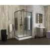 Душ. уголок NG-012-14Q (120х80х195) низкий поддон, Цвет стекла: мозаика, изображение 2