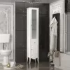Мебель для ванной: Пенал Opadiris Брунелла 35 см напольный, белый, правый 1 в магазине Акватория