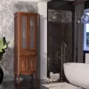 Мебель для ванной: Пенал напольный двустворчатый OPADIRIS Лоренцо светлый орех 1 в магазине Акватория