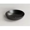 Умывальник чаша накладная овальная Ceramica Nova Element CN6017, Выбрать цвет: Черный матовый, изображение 2