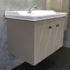 Мебель для ванной: COMFORTY. Тумба-умывальник "Кремона-80" латте с раковиной COMFORTY 50180 1 в магазине Акватория