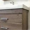 Тумба-умывальник Comforty  Никосия, Выбрать размер: 80, Тип: Тумба подвесная, Выбрать цвет: дуб темный , Комплектация: раковина Fest 80, изображение 2