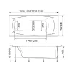 Ванна 1Marka PRAGMATIKA, Выбрать размер: 173*75, изображение 7