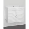 Тумба подвесная с раковиной Style Line Вероника  Комо 60/80  Люкс белая, PLUS, Выбрать размер: 60, изображение 3