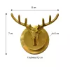 Bronze De Luxe Крючок настенный Олень, изображение 4