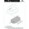 Гидромассажная ванна Royal Bath  AZUR DE LUXE, Выбрать размер: 160x80, Ориентация: правая, изображение 3