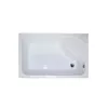 Душевой угол Royal Bath RB 8100BP/RB8120BP прямоугольный, Цвет стекла: матовое, Цвет профиля: Белый, Выбрать размер: 120x80, Ориентация: правая, изображение 3