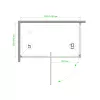 Душевой уголок Royal Bath RB HV прямоугольный, Выбрать размер: 140x80, изображение 5
