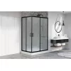 Душевой уголок Royal Bath RB HPD RB HP прямоугольный, Цвет стекла: матовое, Высота поддона: Низкий, Цвет профиля: Черный, Выбрать размер: 120x80, Ориентация: правая, изображение 2