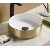 Санфаянс: Раковина накладная круглая CeramaLux LuxeLine C1055/ C1054 1 в магазине Акватория
