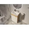 Мебель для ванной: Тумба напольная с раковиной 1Marka Revo 50 см, дуб сонома 1 в магазине Акватория