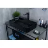 Накладная раковина для ванной Gid BL9396 черная глянцевая, изображение 3