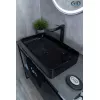 Накладная раковина для ванной Gid BL9396 черная глянцевая, изображение 5