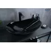 Санфаянс: Накладная раковина для ванной Gid BL9811 черная глянцевая 1 в магазине Акватория