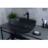 Накладная раковина для ванной Gid Bm1302 черная матовая, Выбрать цвет: Черный матовый, изображение 6