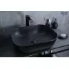 Санфаянс: Накладная раковина для ванной Gid Bm1302 черная матовая 1 в магазине Акватория