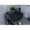 Накладная раковина для ванной Gid Bm1302 черная матовая, Выбрать цвет: Черный матовый, изображение 3