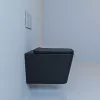 Унитаз подвесной ESBANO GARTEZ (Matt Black) 510x345x340, изображение 2