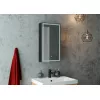 Мебель для ванной: Зеркало-шкаф ACWEN "Mirror Box black Led" 35х65 правый 1 в магазине Акватория