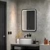 Мебель для ванной: Зеркало ACWEN "Enjoy Black Led" 60х80, черный 1 в магазине Акватория