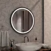 Мебель для ванной: Зеркало ACWEN "Style Black Led" D-60 черный 1 в магазине Акватория