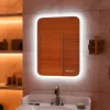 Мебель для ванной: Зеркало ACWEN "Glamour Led" сенсорное, с часами 1 в магазине Акватория