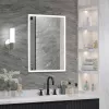 Мебель для ванной: Зеркало ACWEN сенсорное "Frame White LED" 60х80 1 в магазине Акватория