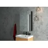 Мебель для ванной: Зеркало-шкаф ACWEN "Eltoro black LED" 56х85 правый 1 в магазине Акватория