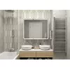 Зеркало-шкаф ACWEN "Elliott LED" 100х80 с датчиком движения, розеткой, изображение 4