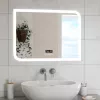 Мебель для ванной: Зеркало ACWEN "Fantasy Led" 80х60 с музыкальным блоком, подогревом, дата,время 1 в магазине Акватория