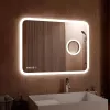 Мебель для ванной: Зеркало ACWEN "Bliss Led" с увеличит. зеркалом/часами/подогревом 1 в магазине Акватория