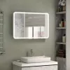 Мебель для ванной: Зеркало-шкаф ACWEN "Tokio Led" 90х53 с розеткой 1 в магазине Акватория