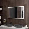 Мебель для ванной: Зеркало ACWEN "Frame Silver LED" 100х60 1 в магазине Акватория