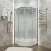 Душевая кабина Triton  А ПОЛОСЫ ( низкий поддон), Цвет стекла: полосатое, Цвет профиля: Белый, Тип поддона: Низкий, Выбрать размер: 90х90