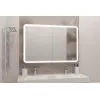 Мебель для ванной: Зеркало-шкаф ACWEN "Avenue Led" 120х80 с датчиком движения и розеткой 1 в магазине Акватория