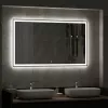 Зеркало ACWEN "Mercury Led" с подогревом, Тип: Сенсорное зеркало с подогревом, Выбрать размер: 120x80, изображение 3