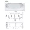 Ванна 1Marka  LIBRA 170х70, изображение 8