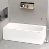 Аксессуары: Фронтальный панель с креплением (1710x40x550) к акриловой ванне Black&White SBA1757-1FP 1 в магазине Акватория