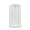 Душевое  ограждение  NG-6605-08  трапеция, дверь распашная, без поддона 90*90, изображение 2