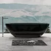 Ванны: Прозрачная ванна ABBER Kristall AT9702Onyx 180*85 1 в магазине Акватория