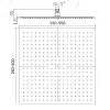 Верхний душ 3D квадратный RGW SP-82, Выбрать размер: 500x500, изображение 7