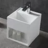 Мебель для ванной: Тумба с раковиной ABBER Stein AS2639 подвесная, белая 1 в магазине Акватория