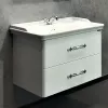 Мебель для ванной: COMFORTY. Тумба-умывальник "Неаполь-65/80/100" белый глянец с раковиной COMFORTY 1 в магазине Акватория