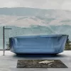 Ванны: Прозрачная ванна ABBER Kristall AT9706Saphir синяя 170*80 1 в магазине Акватория
